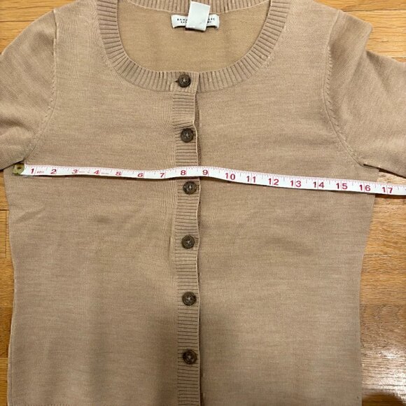 Banana Republic Extra Fine Merino Wool Blend Cardigan Sweater Size Small - Picture 8 of 9